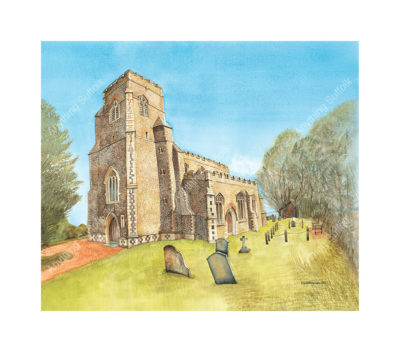 Preston St Mary Church, Bury St Edmunds by Kim Whittingham