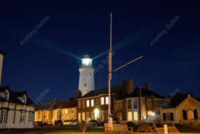 Southwold lighthouse at night by James Ellis